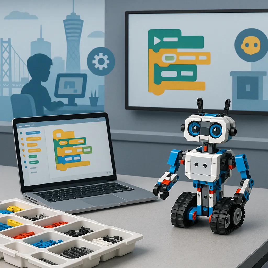 神戸市の小学生・幼児向けプログラミング教室：15種類教材とロボット体験