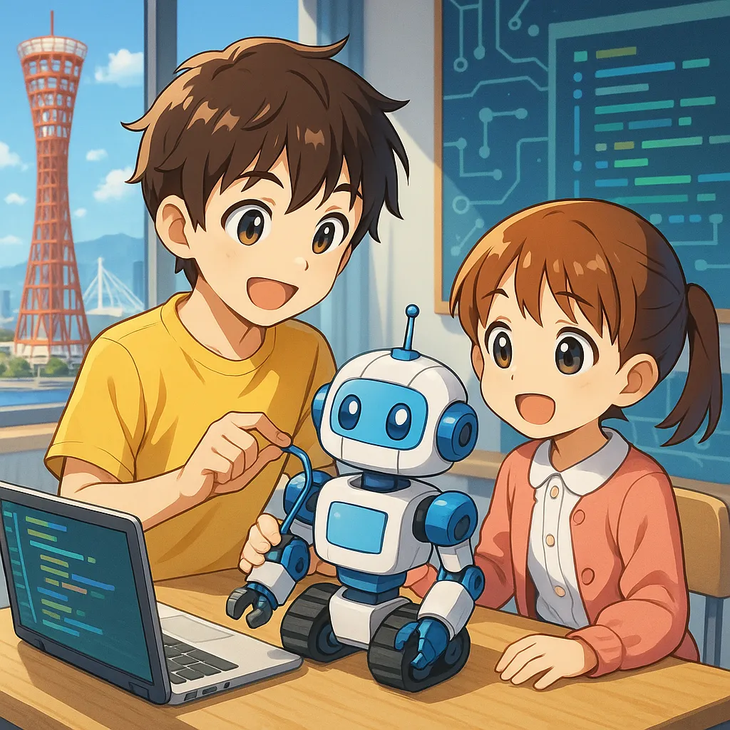 神戸市のプログラミング教室 15種類でロボットものづくり