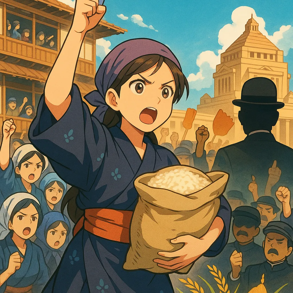 1918年『米騒動』富山から全国へ――価格高騰と内閣総辞職の帰結