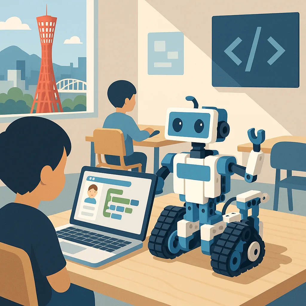 神戸市のプログラミング教室：県庁前駅5分で幼児・小学生ロボット体験