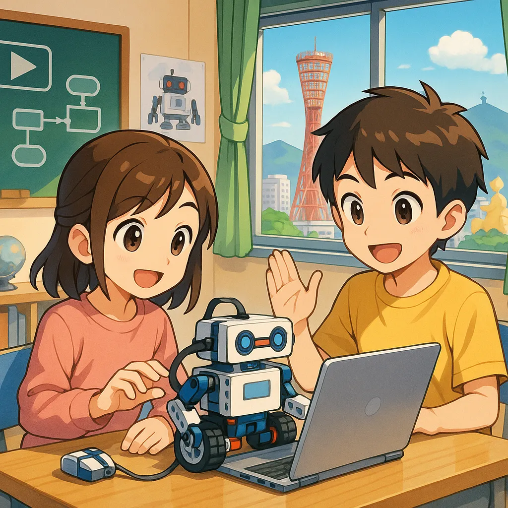 神戸市中央区で15種類教材のロボット・プログラミング教室