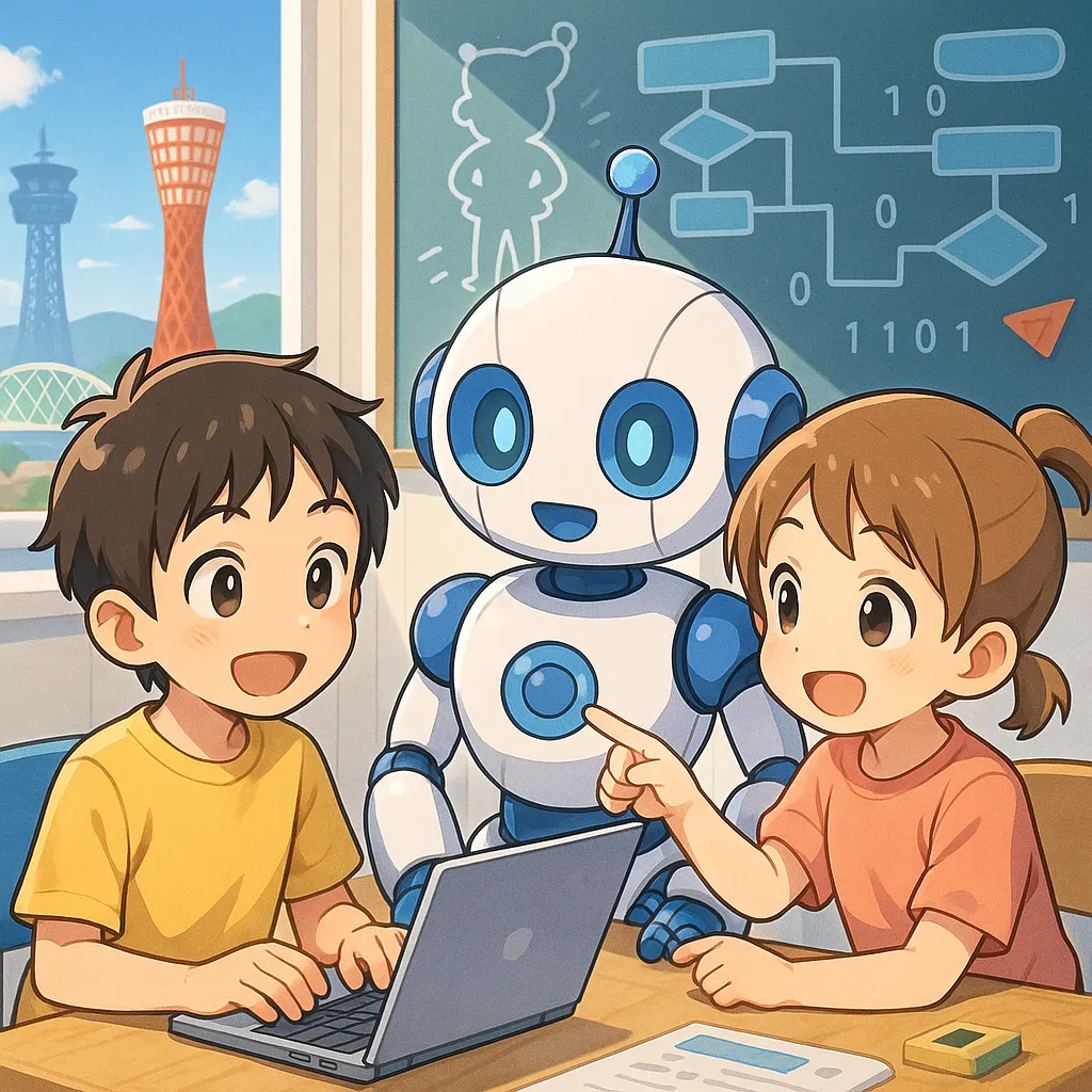 神戸市の小学生・幼児向けロボット×ものづくりプログラミング体験