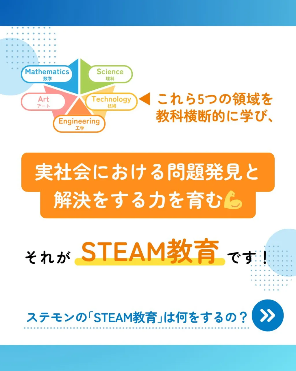 STEAM教育って、どんな学び?🔍