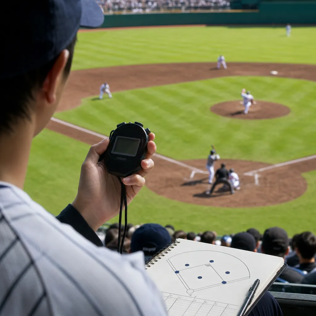 MLB観戦で見る投球間隔と守備位置の変化