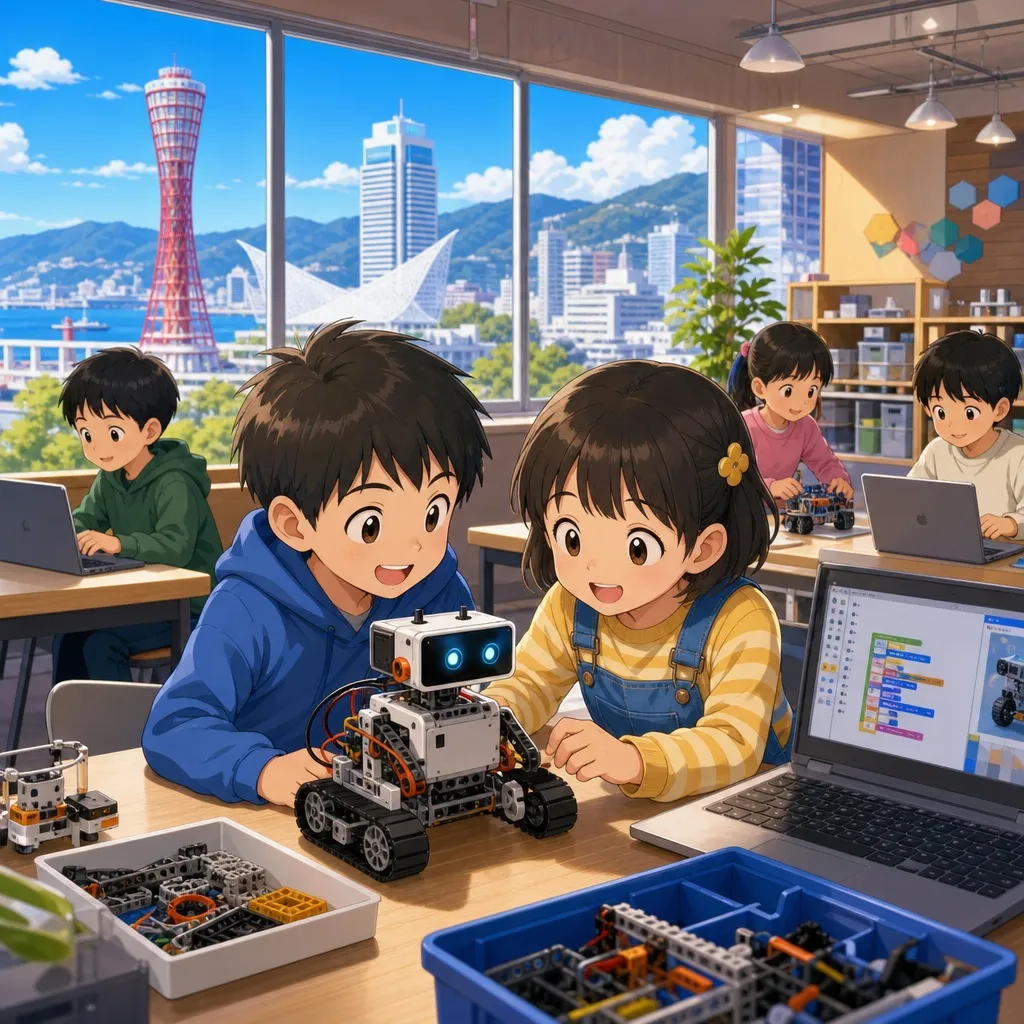 神戸市で幼児・小学生が試すものづくりプログラミング